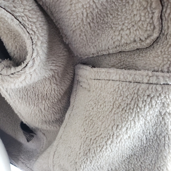 LEVI'S Men's Microsuede Trucker Jacket Vintage Brown Fleece Lining Size Medium - Picture 9 of 16